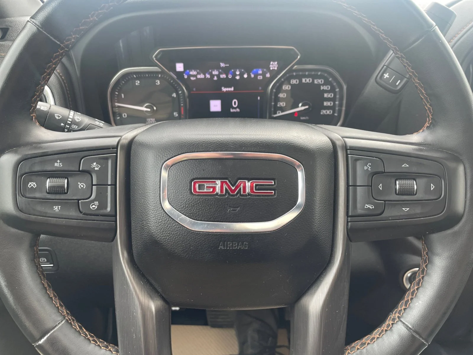 Used 2023 Blue GMC AT4 Crew Cab image 23