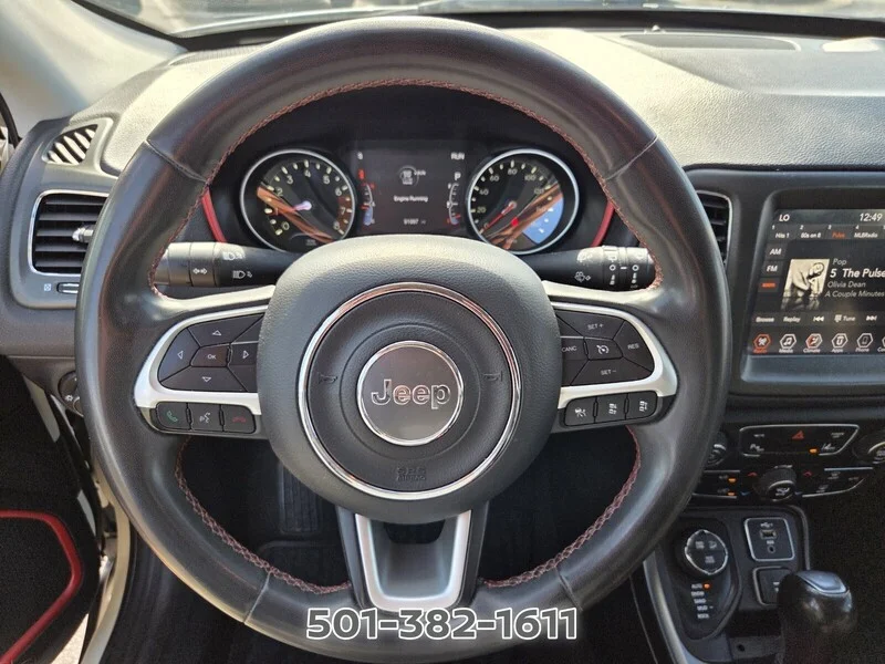 Used 2021 White Clearcoat JEEP TRAILHAWK 4X4 image 29