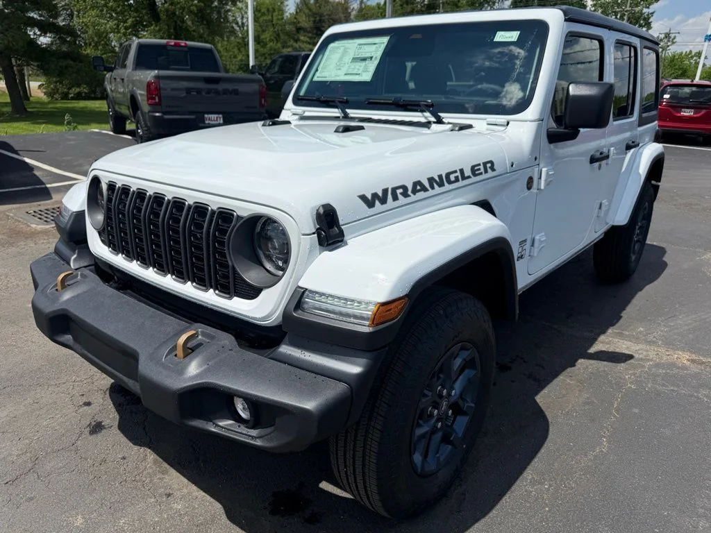 New 2026 Bright White Clear-Coat Exterior Paint Jeep 85th Anniversary Edition image 2