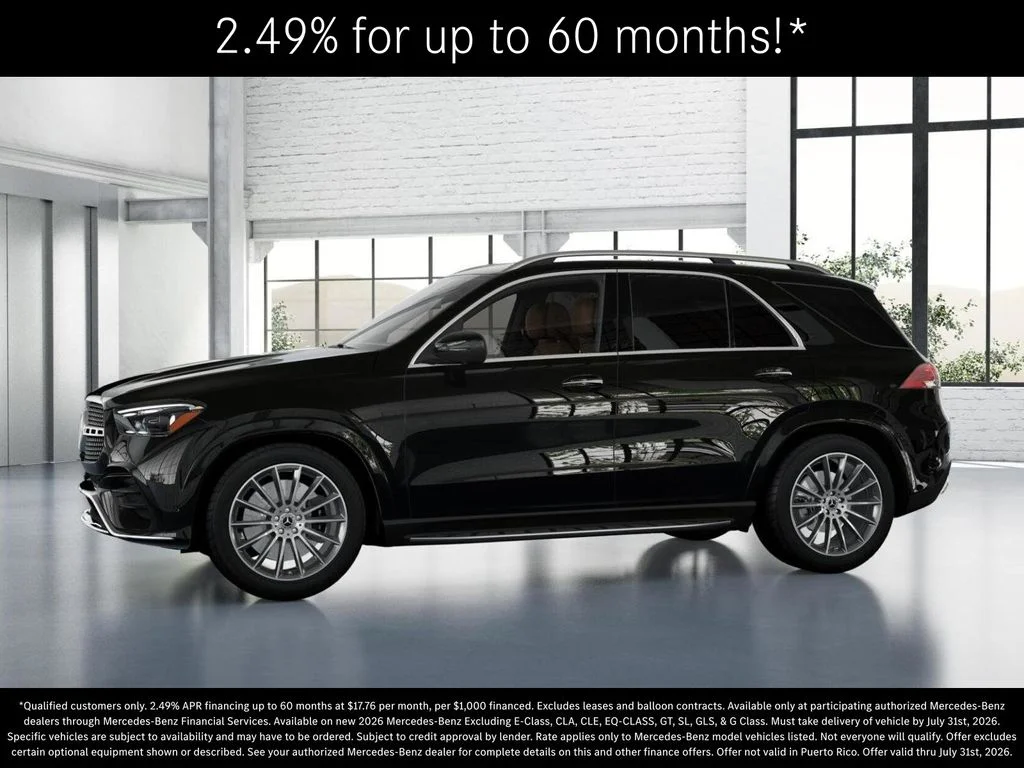 New 2026 Obsidian Black Metallic Mercedes-Benz GLE 580 image 36