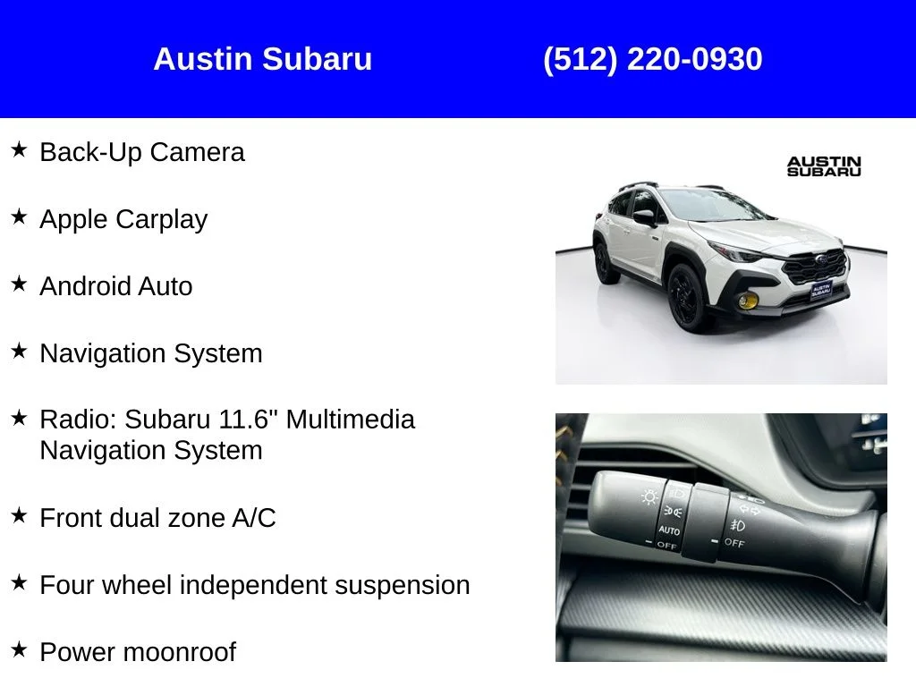 New 2026 White Subaru Sport image 9
