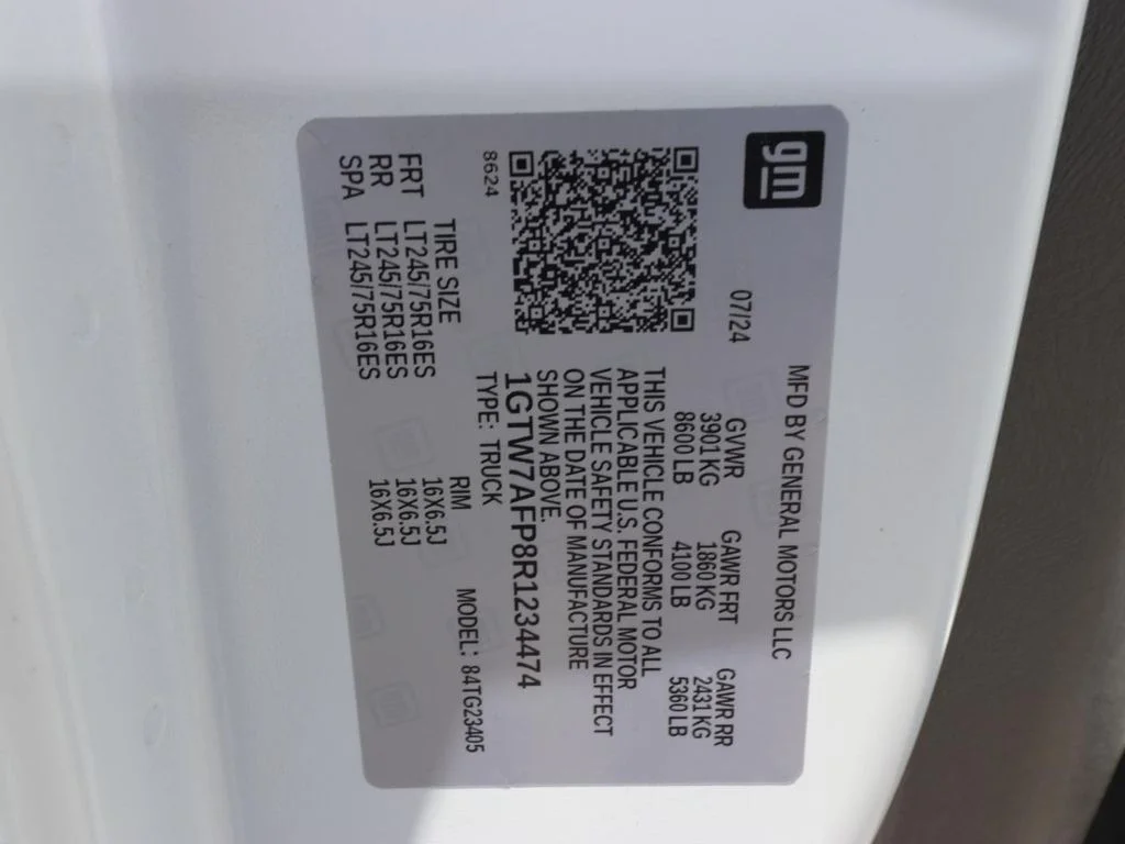 Certified Used 2024 White GMC Work Van image 22