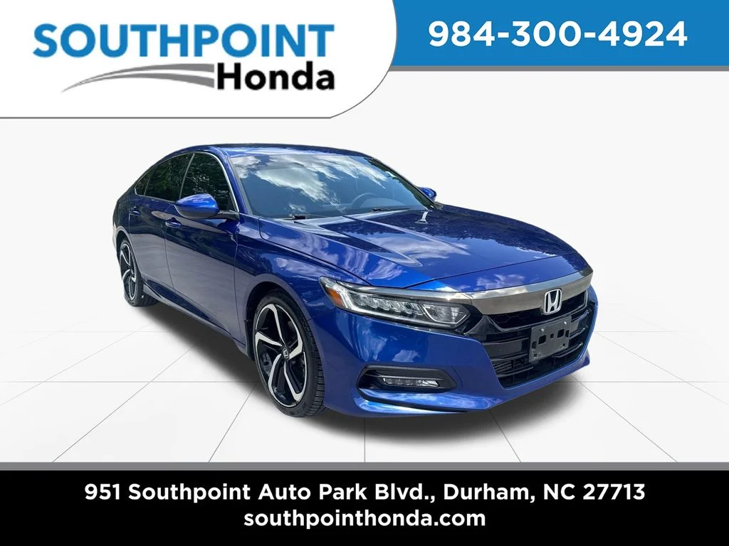 Certified Used 2020 Still Night Pearl Honda Sport image 1