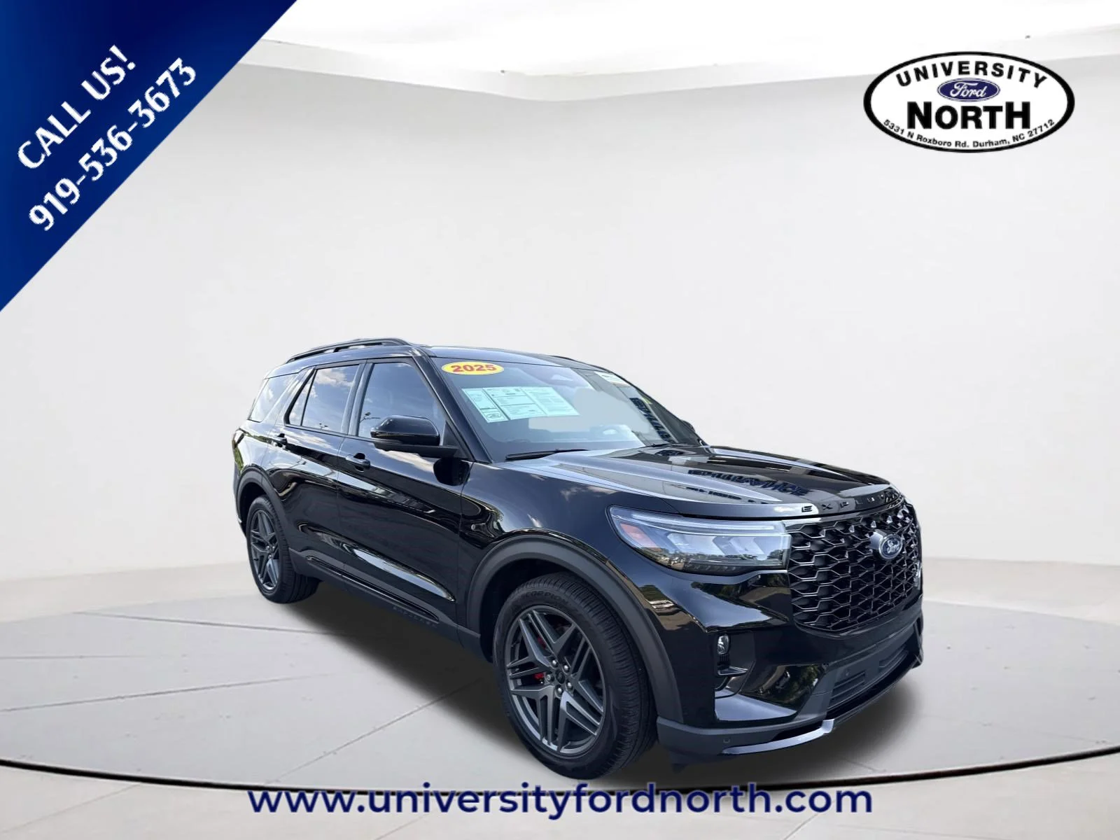 Used 2025 Agate Black Metallic Ford ST image 1