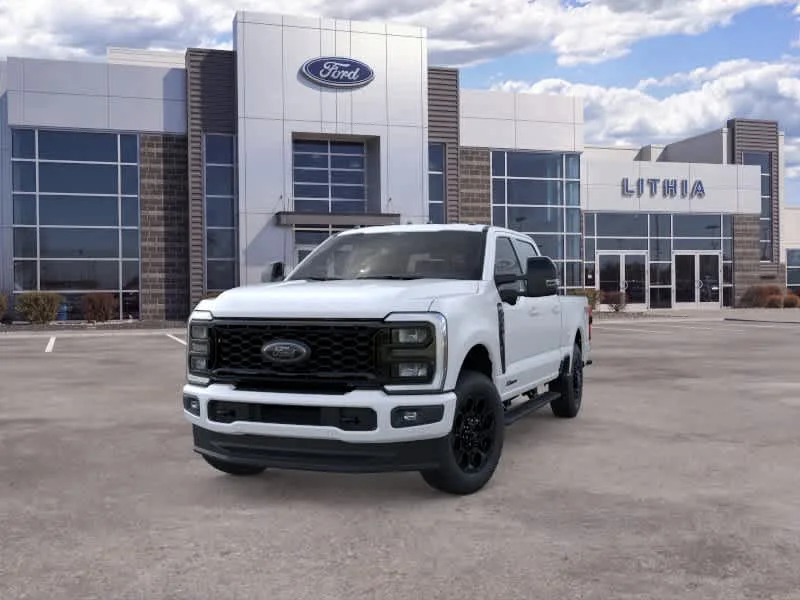 New 2026 Star White Metallic Tri-Coat Ford F-350® Lariat® image 2