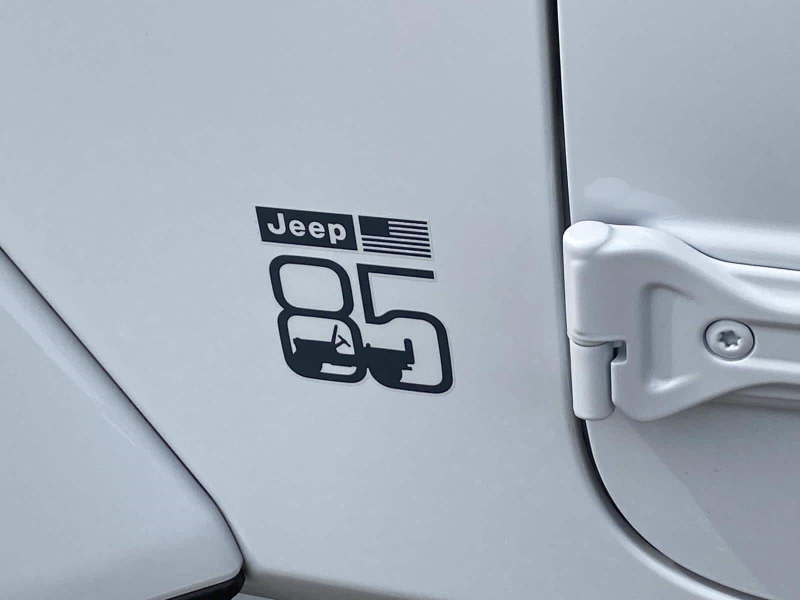 New 2026 Bright White Clear-Coat Exterior Paint Jeep 85th Anniversary image 10