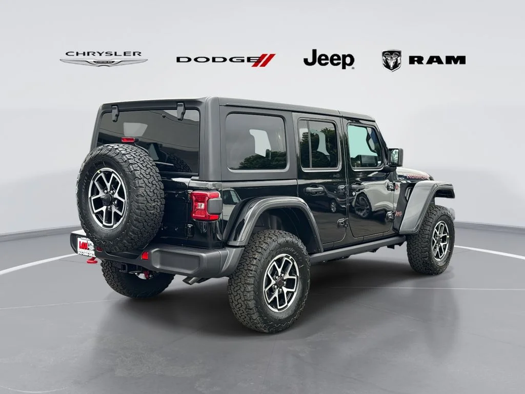 New 2025 Black Jeep Rubicon image 3