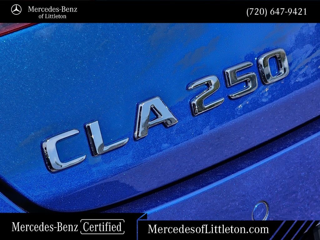 Certified Used 2025 Blue Mercedes-Benz CLA 250 image 11