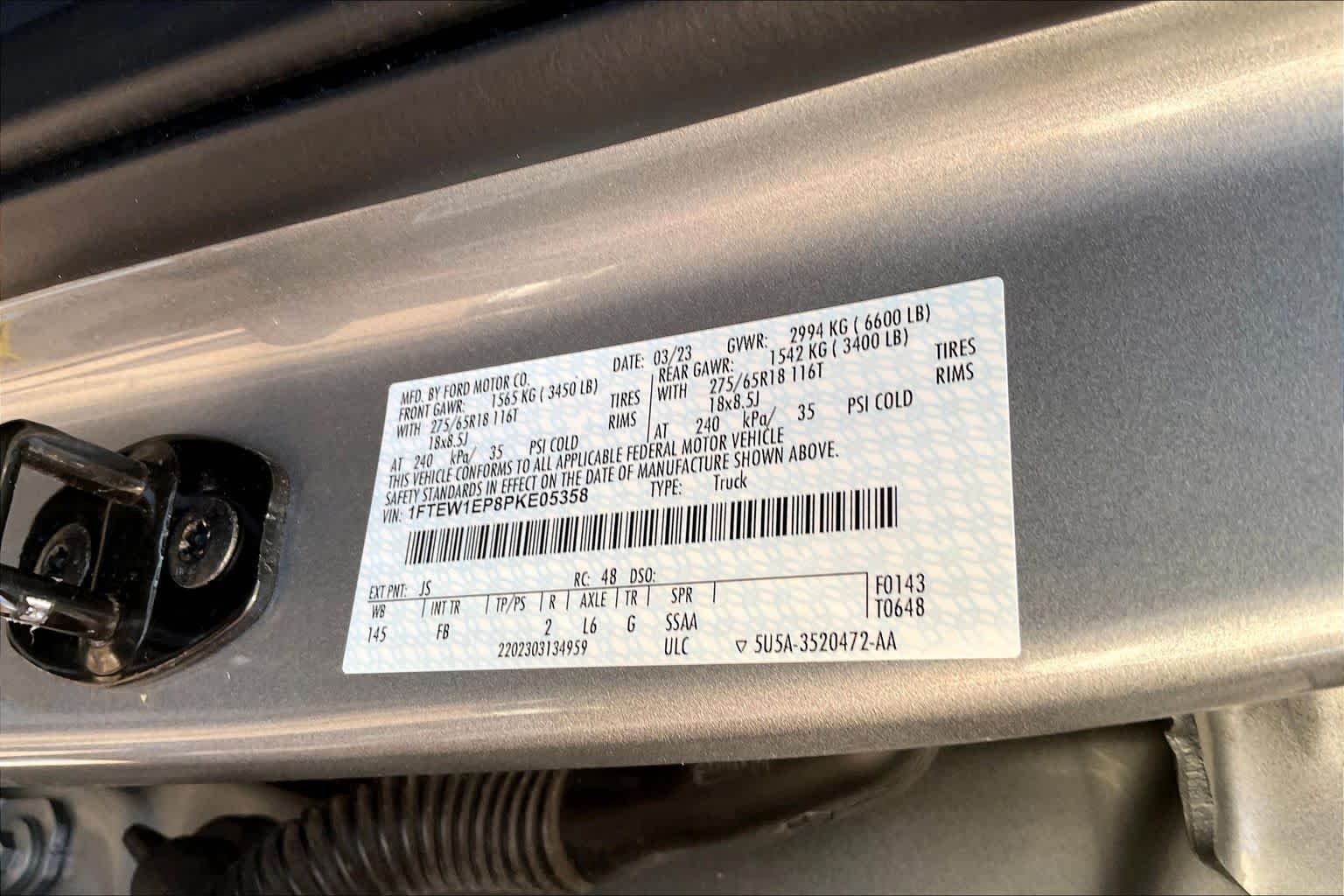 Used 2023 Iconic Silver Ford XLT image 33