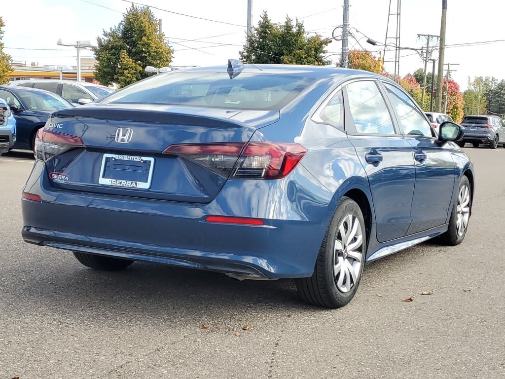 Certified Used 2025 Blue Lagoon Pearl Honda 4D LX image 3