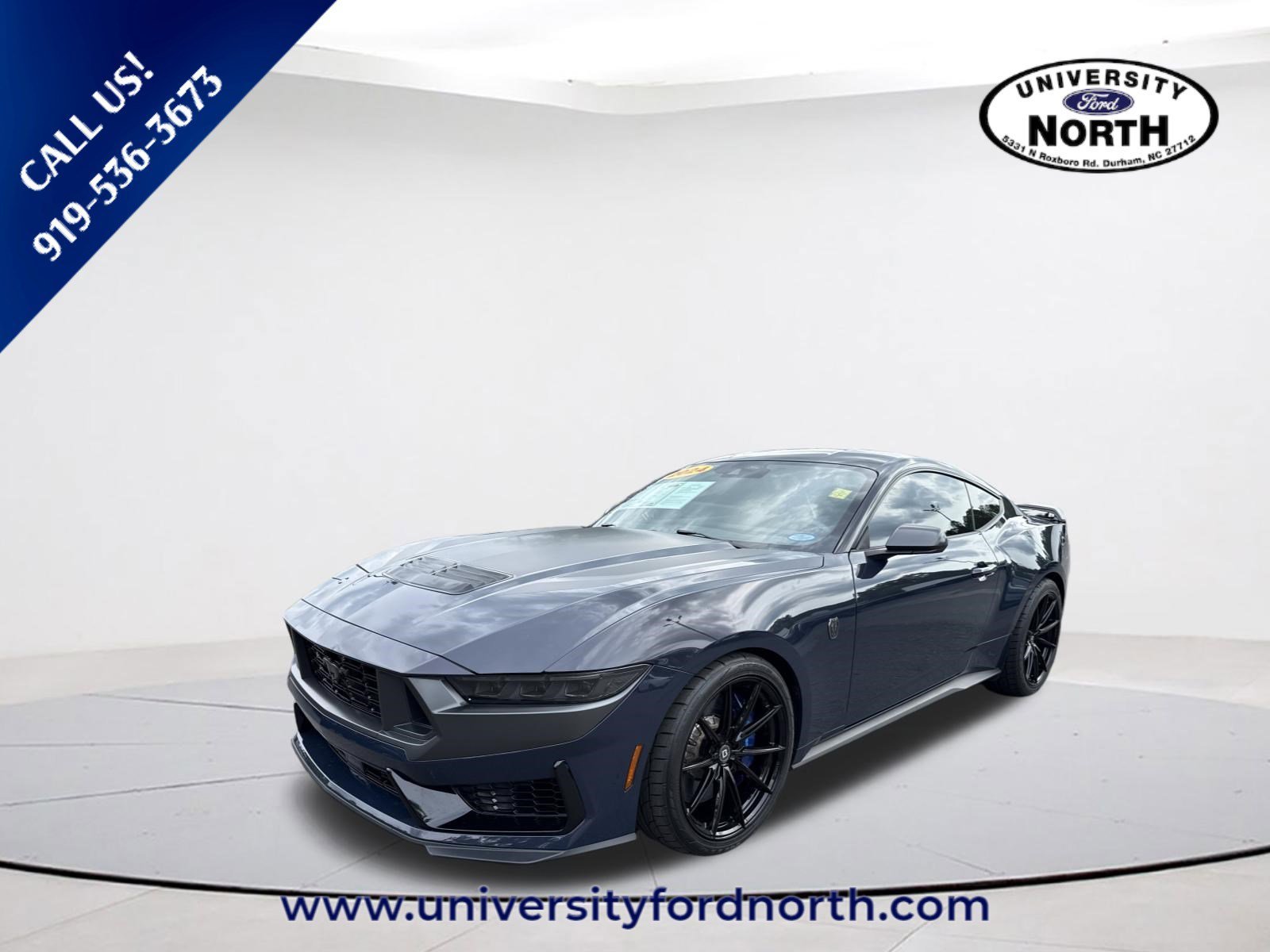 Used 2024 Blue Ember Metallic Ford Dark Horse image 3