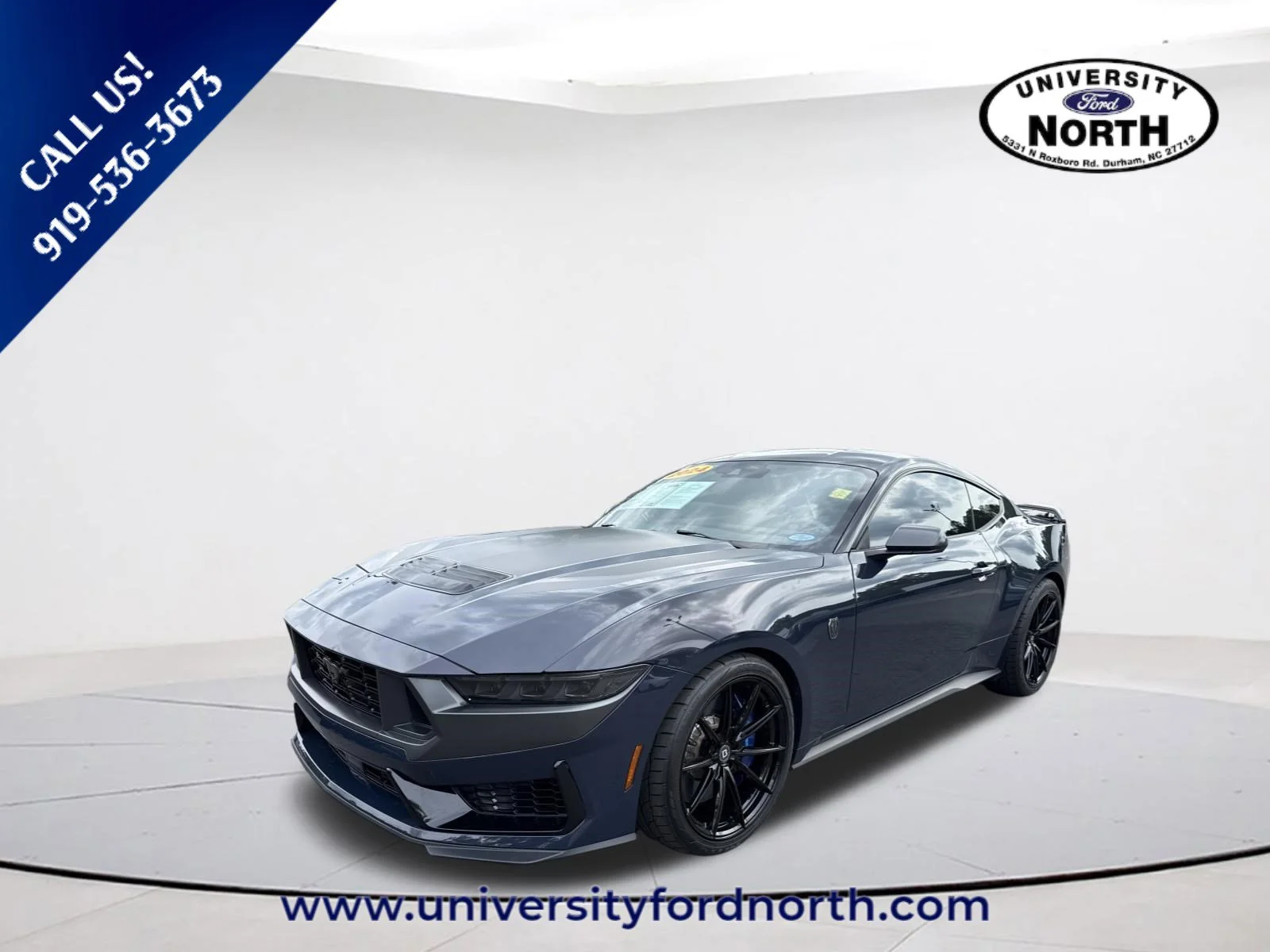 Used 2024 Blue Ember Metallic Ford Dark Horse image 3