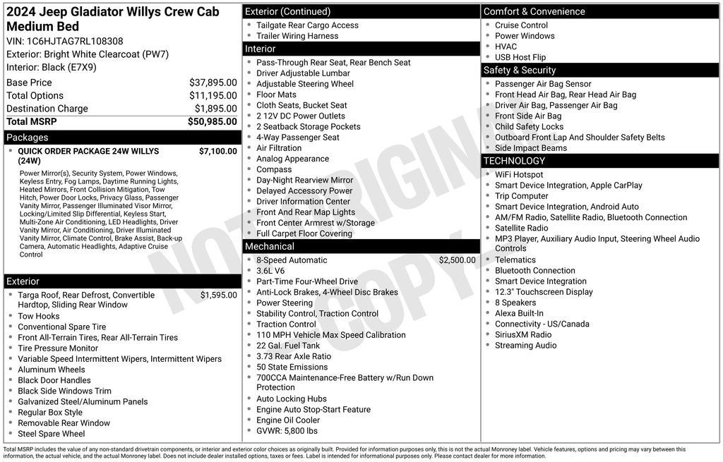 Used 2024 White Jeep Willys image 23