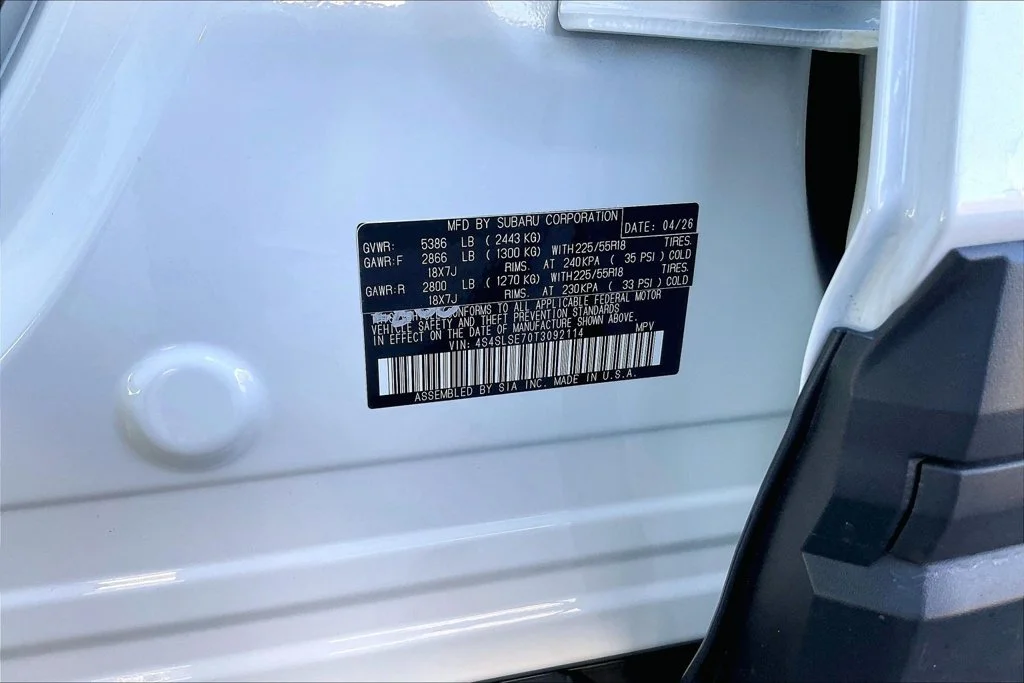 Certified Used 2026 White Subaru Premium Hybrid image 38