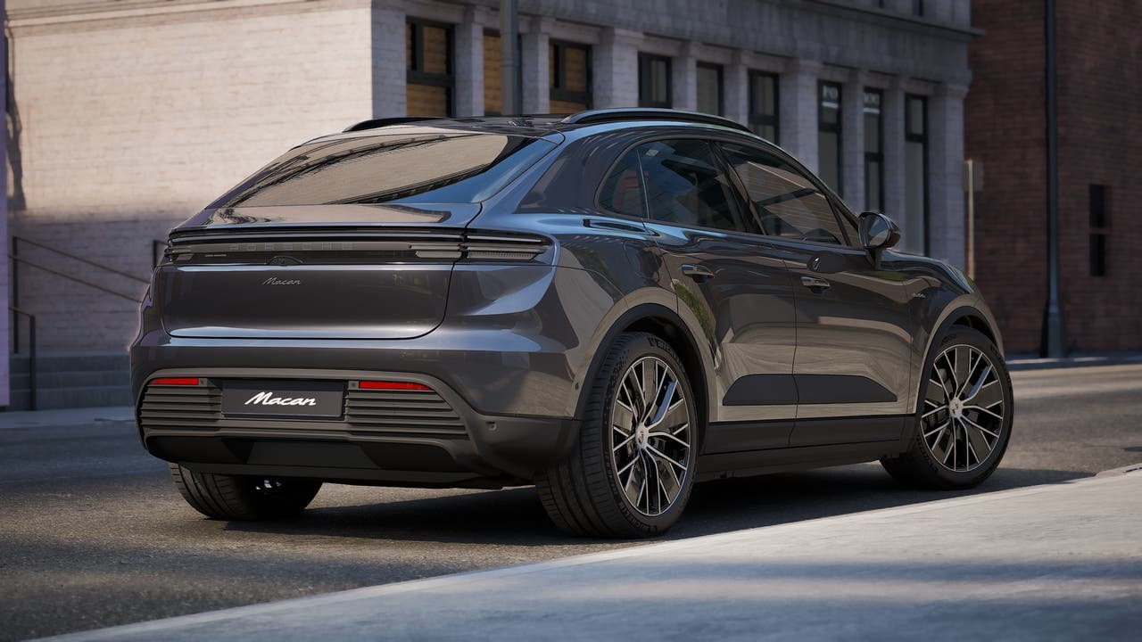 New 2027 Volcano Grey Metallic Porsche Electric image 9
