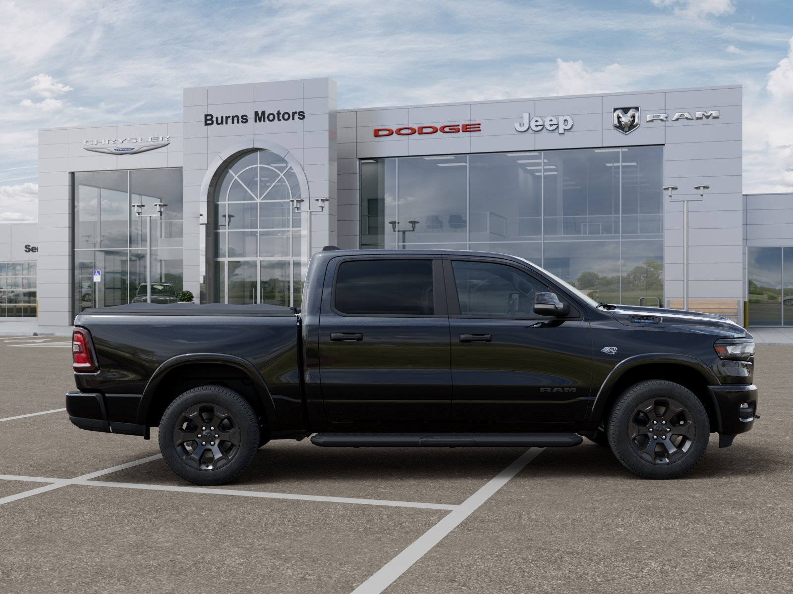 New 2026 Diamond Black Crystal Pearl-Coat Exterior Paint RAM Lone Star Night Edition image 21