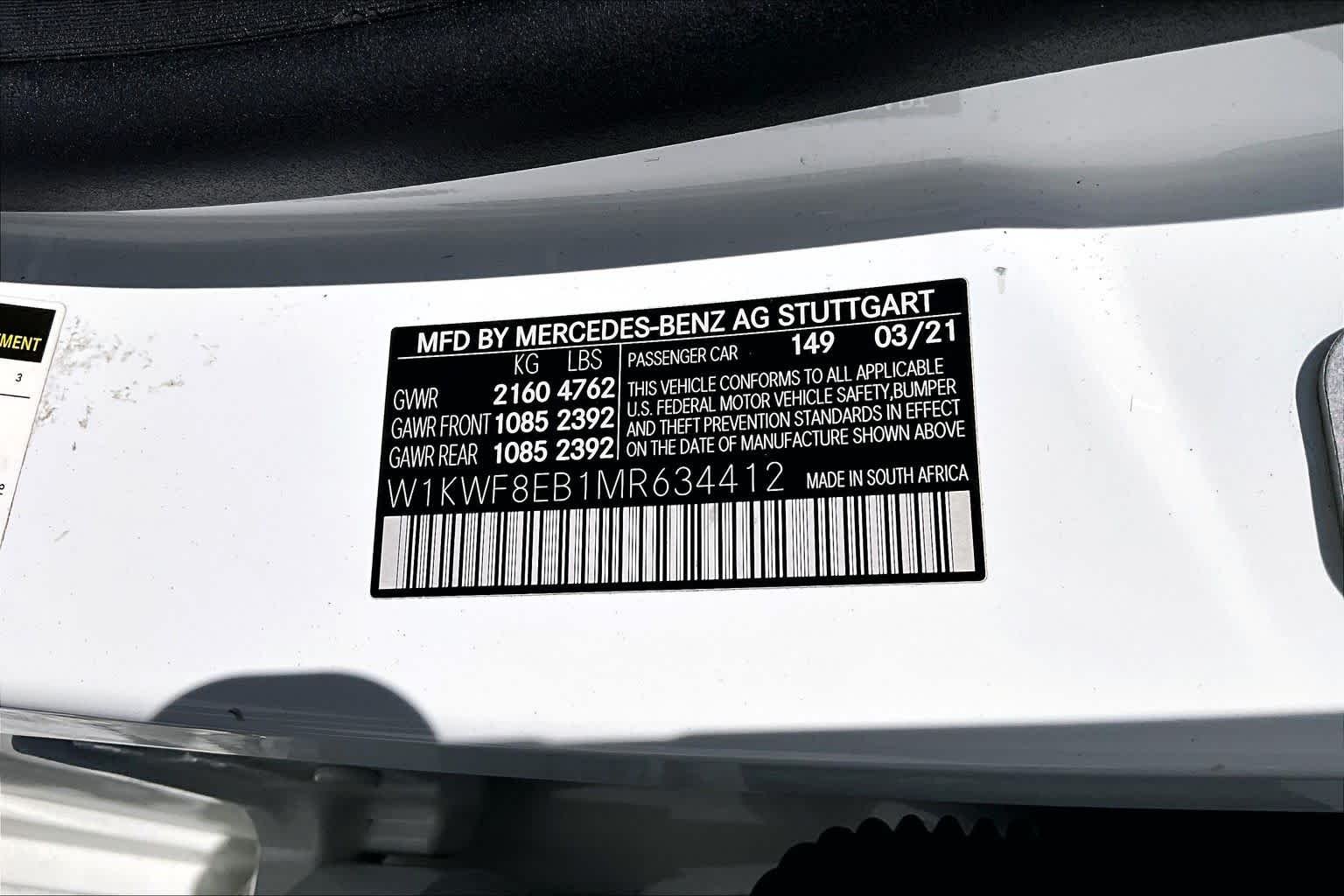 Used 2021 Polar White Mercedes-Benz C 300 image 32