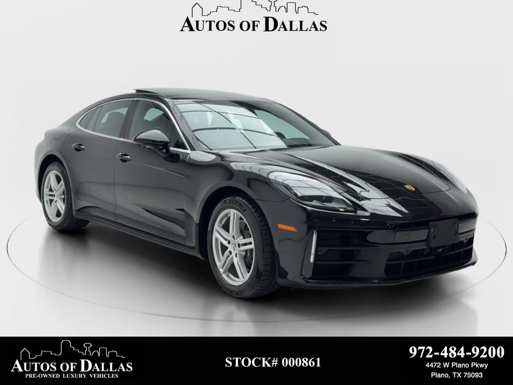 Used 2025 Black Porsche NAV,CAM,PANO,CLMT STS,BLIND SPOT,19" WLS image 1