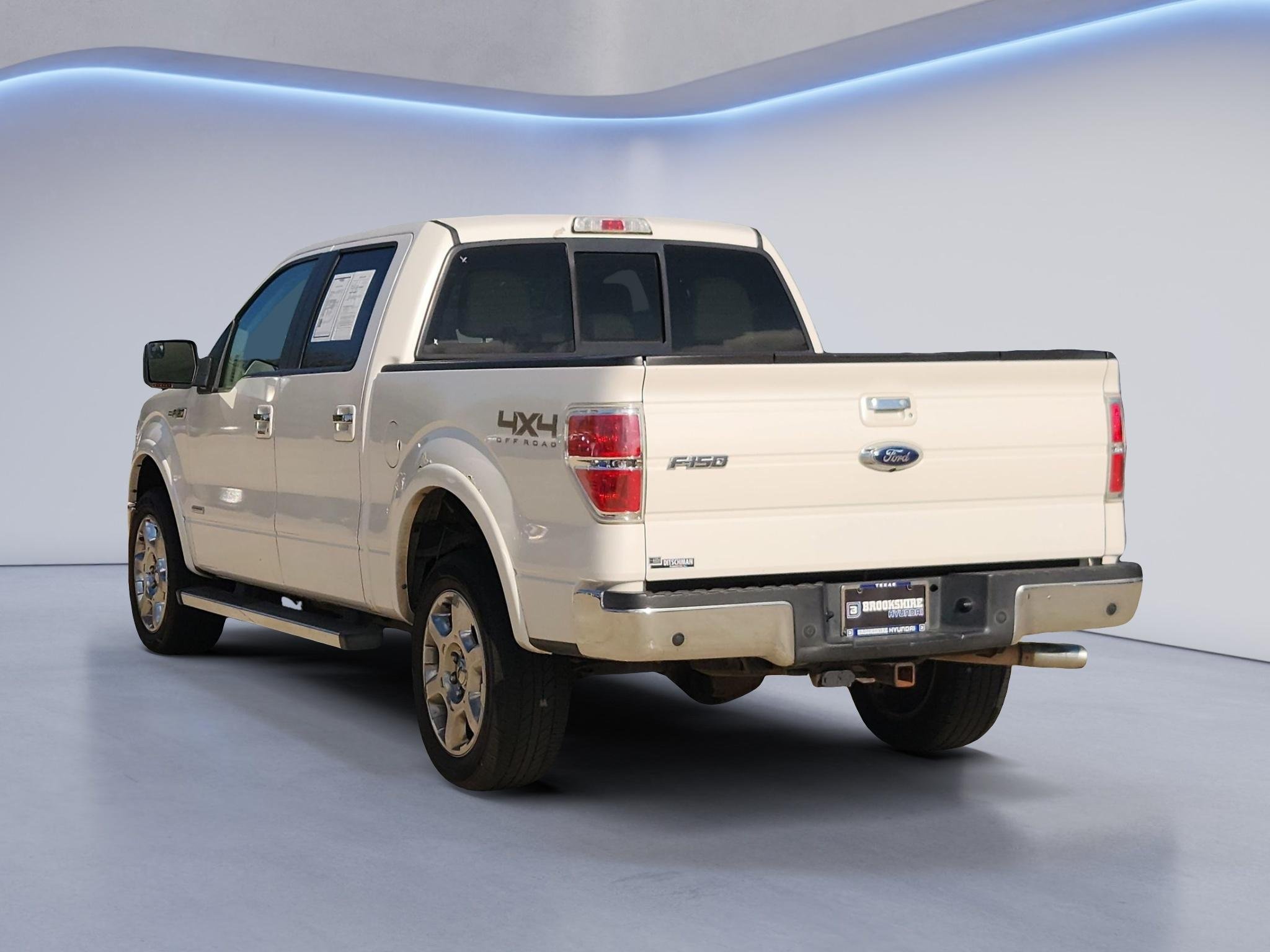 Used 2013 White Platinum Metallic Tri-Coat Ford Lariat image 8