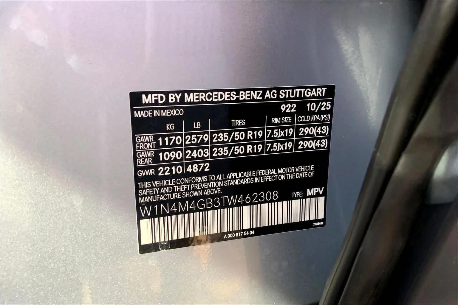 New 2026 Cirrus Silver Metallic Mercedes-Benz GLB 250 image 15