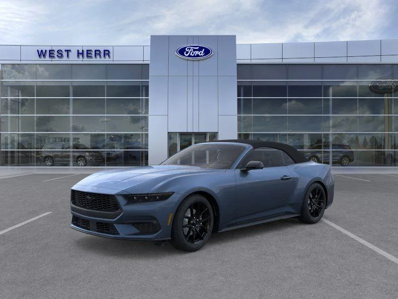 New 2026 Vapor Blue Metallic Ford EcoBoost® Premium Convertible image 2