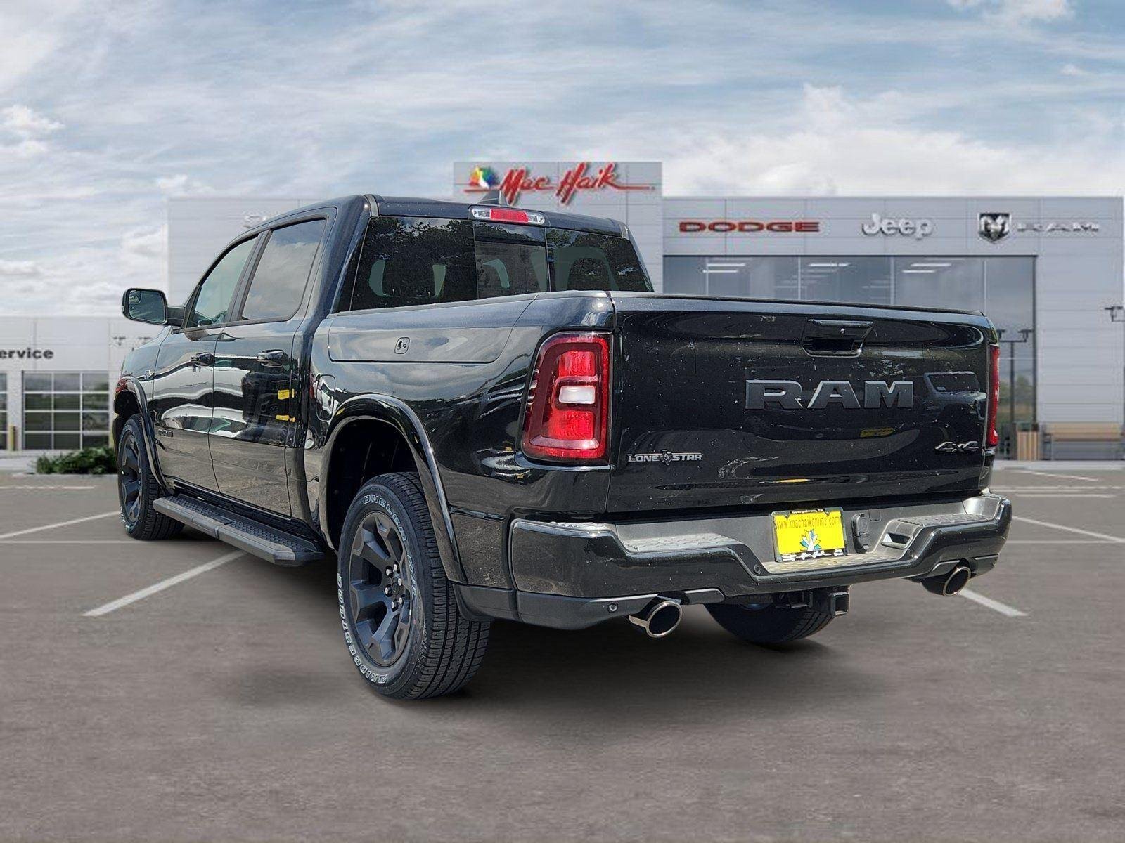 New 2026 Diamond Black Crystal Pearl-Coat Exterior Paint RAM Lone Star image 3