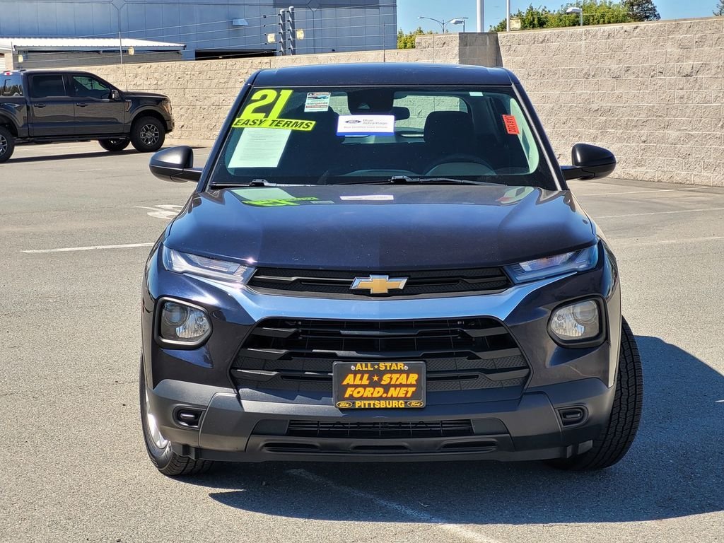 Certified Used 2021 Midnight Blue Metallic Chevrolet LS image 2