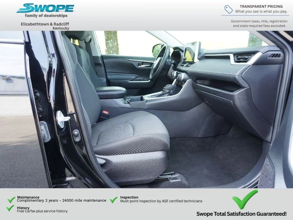 Used 2024 Midnight Black Metallic Toyota XLE image 10