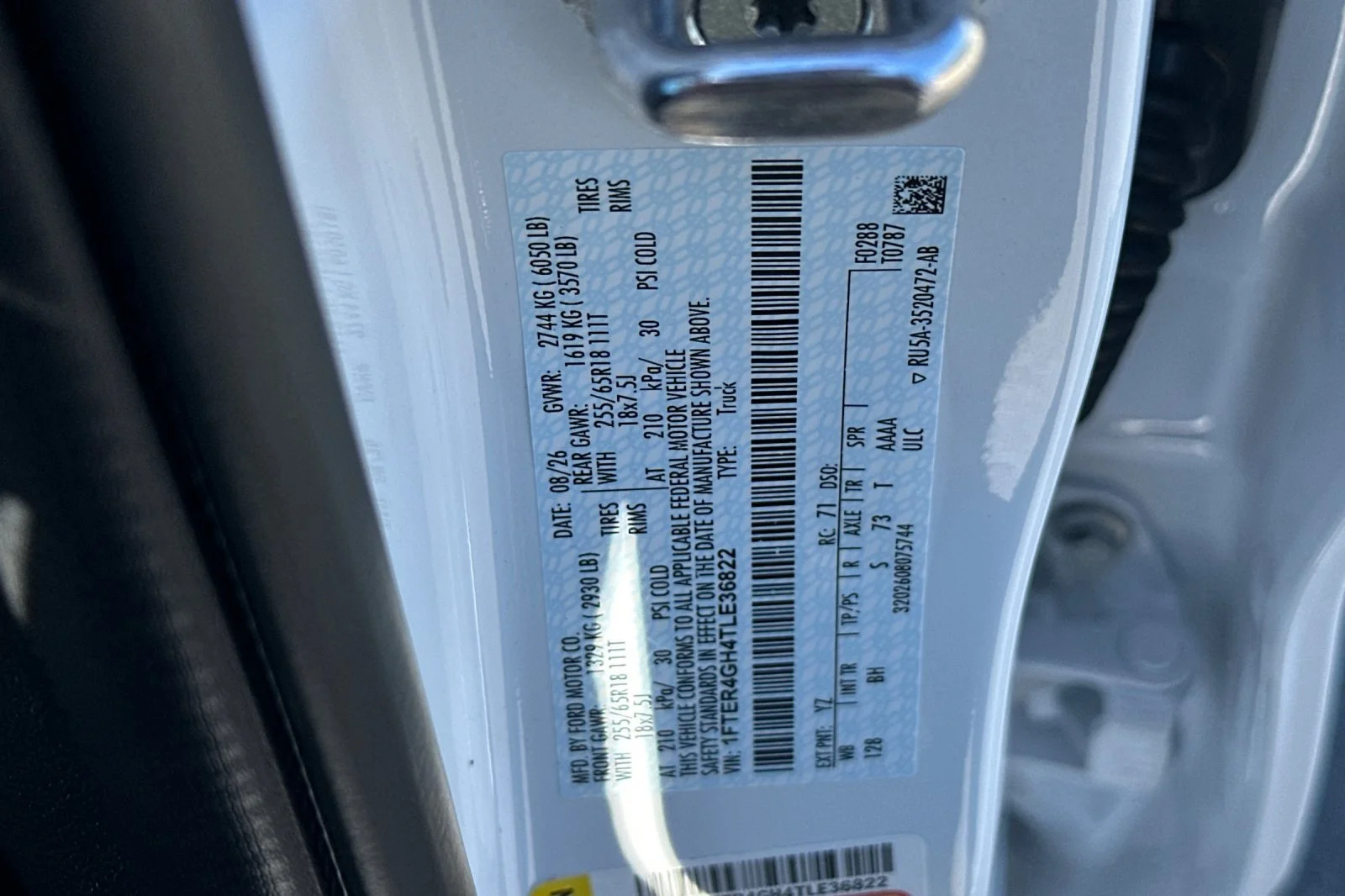 New 2026 White Ford XLT image 25