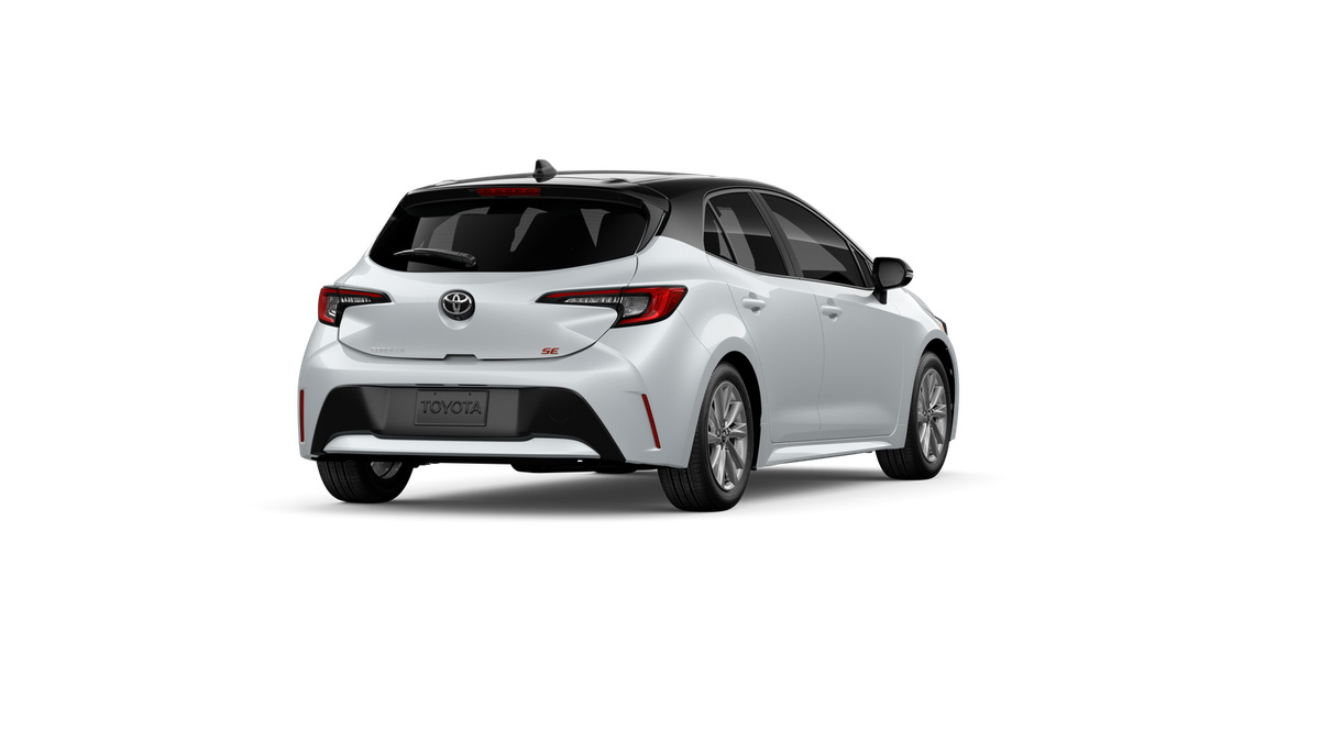 New 2027 Wind Chill Pearl with Black roof Toyota SE image 9