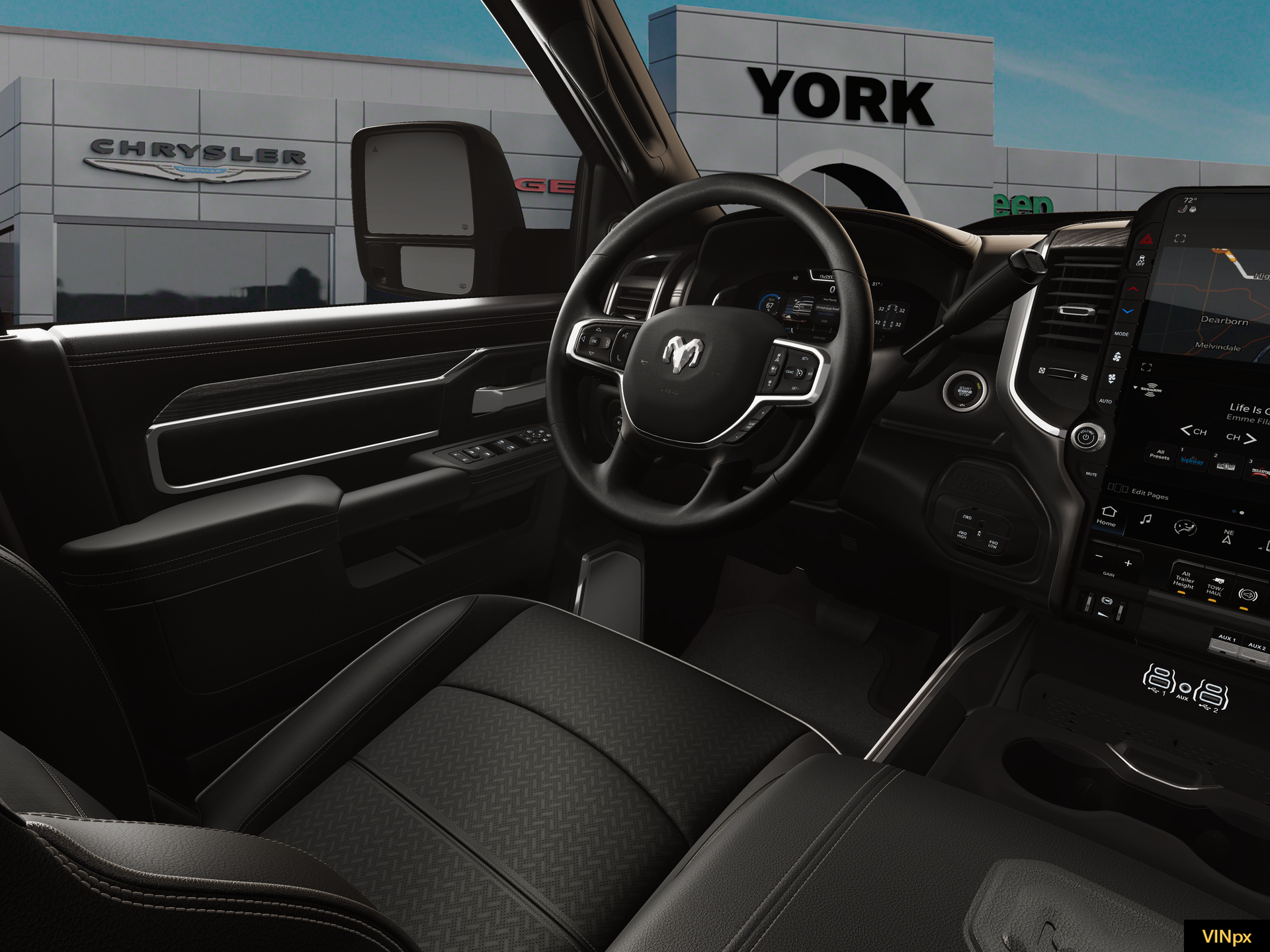 New 2026 Diamond Black Crystal Pearl-Coat Exterior Paint RAM LARAMIE image 32