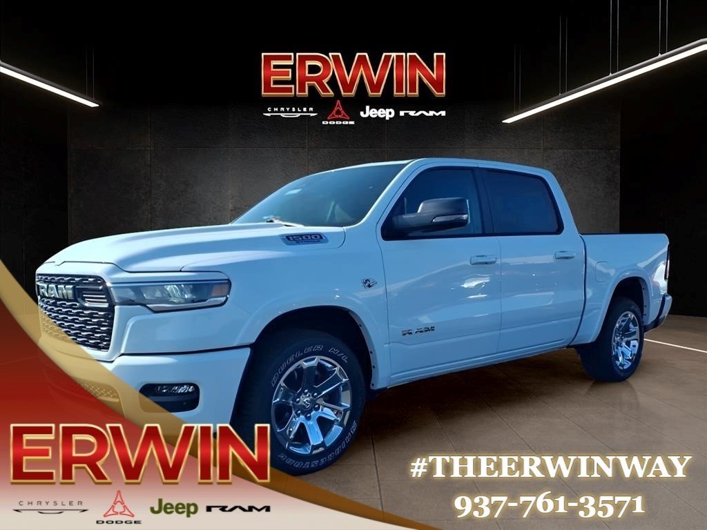New 2026 Bright White Clear-Coat Exterior Paint RAM Big Horn image 3