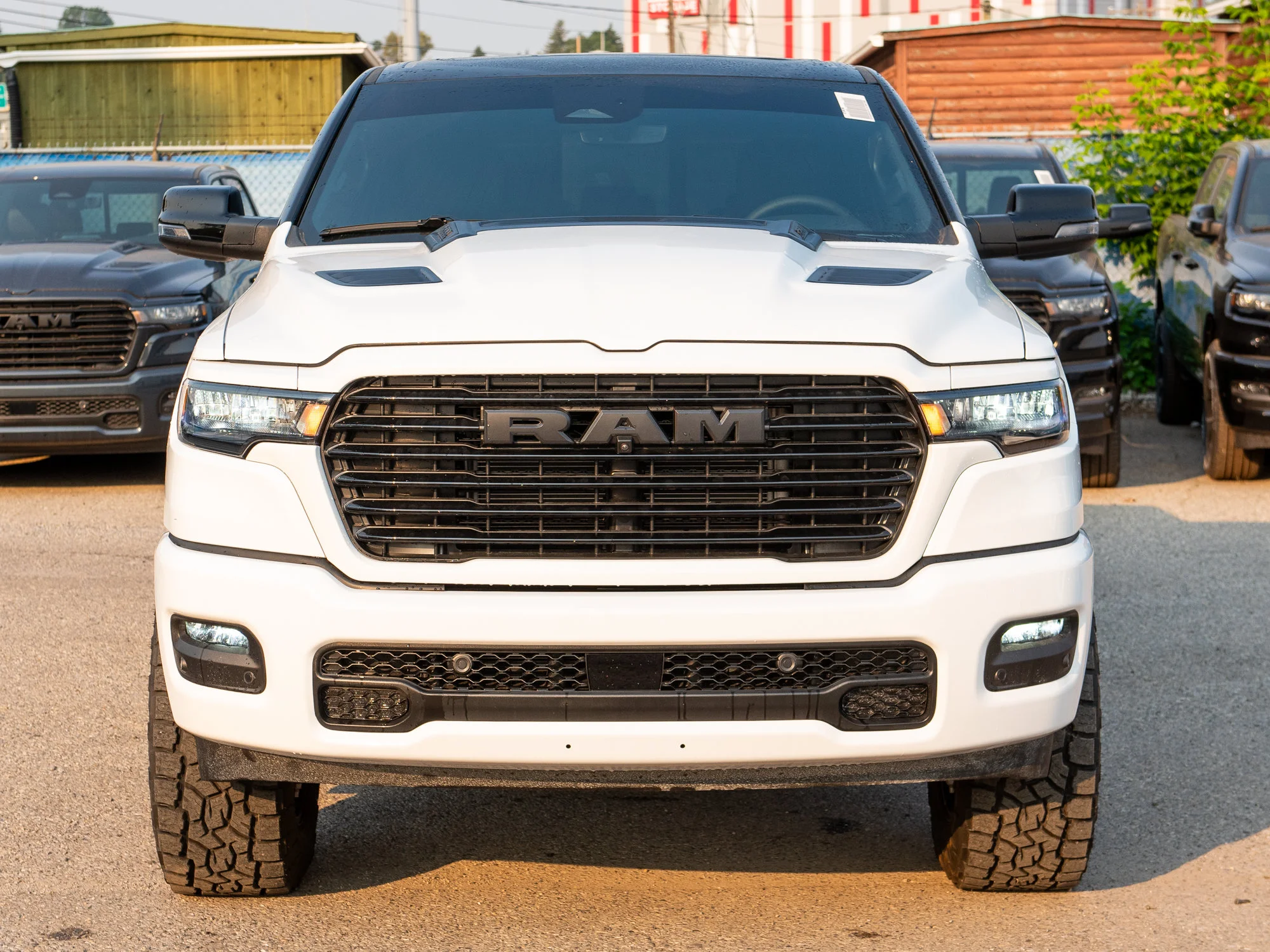 New 2026 White RAM Sport* 4x4 Crew Cab, 3.5 Inch Lift, 35 Inch Tires, Fuel Wheels image 11