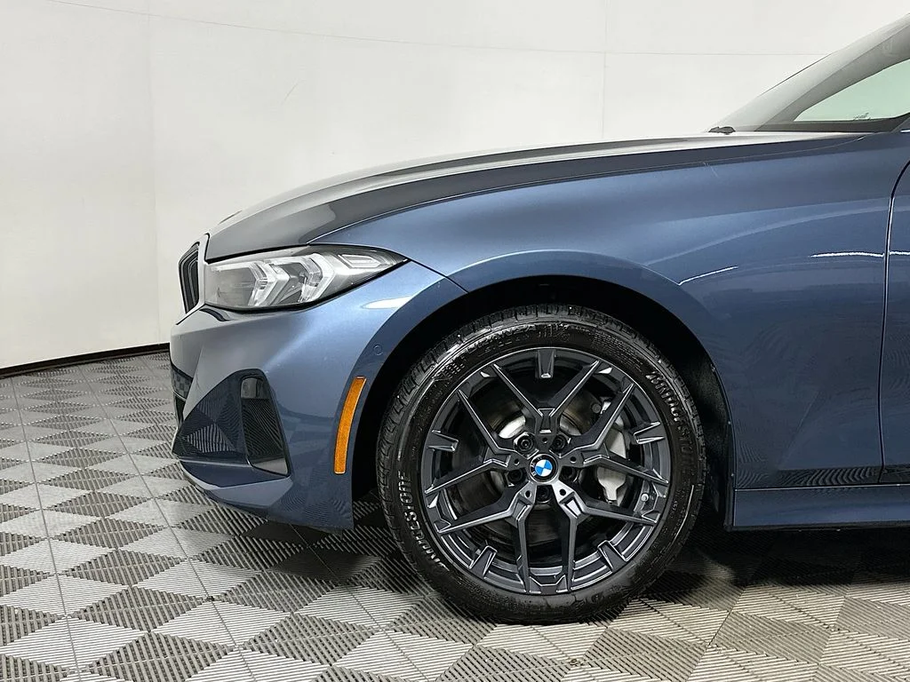 Certified Used 2025 Blue Metallic BMW 330i xDrive image 9