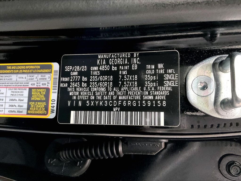 Used 2024 Ebony Black Kia EX image 34
