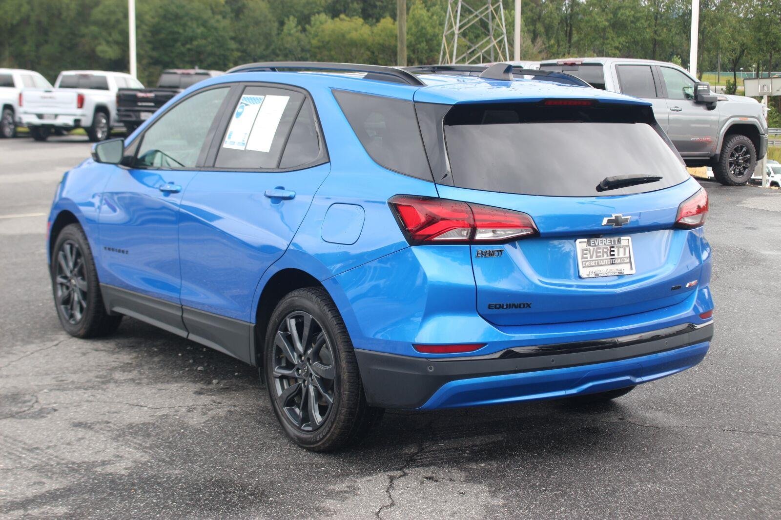 Used 2024 Riptide Blue Metallic Chevrolet RS image 5
