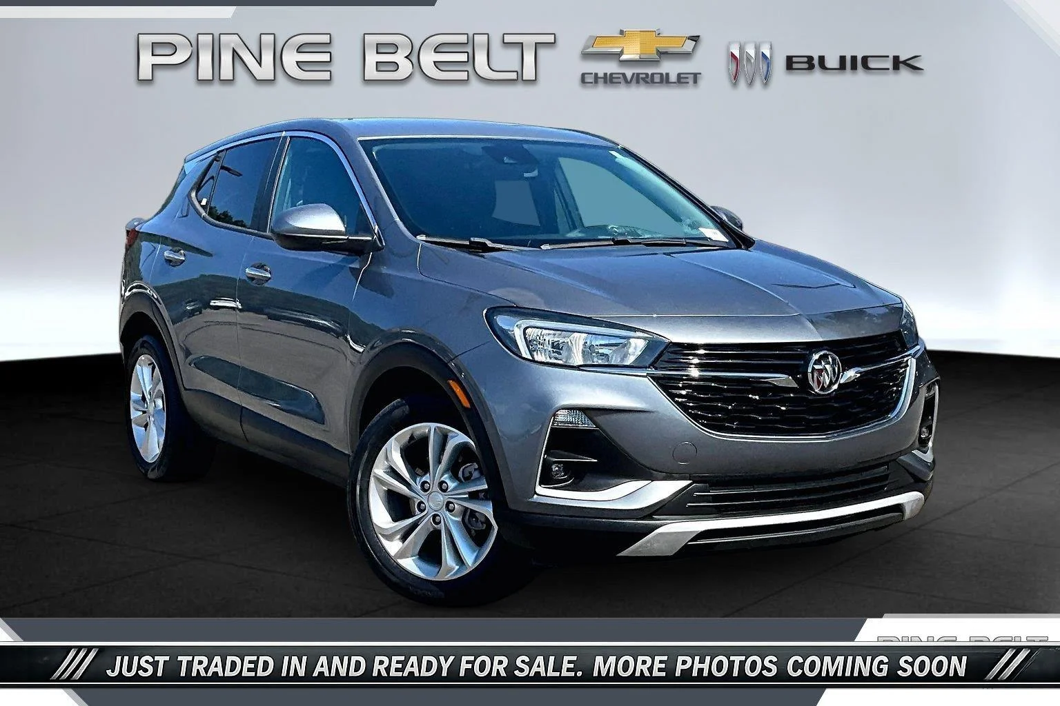 Used 2022 SATIN STEEL METALLIC Buick Preferred image 1