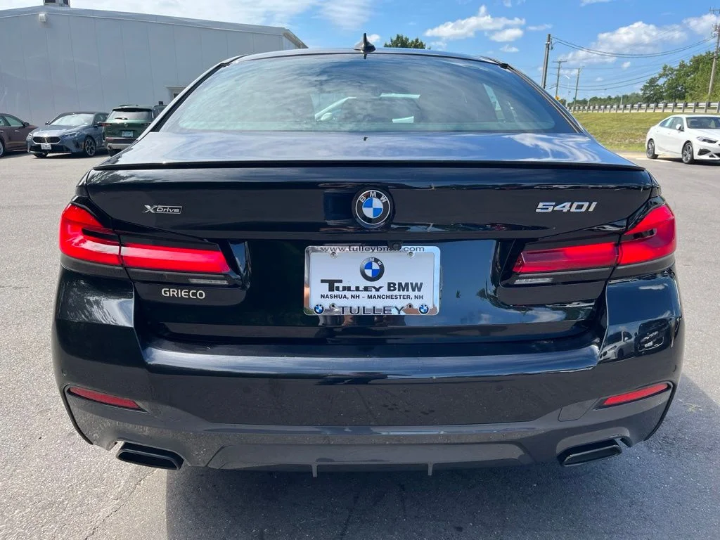 Certified Used 2023 Black Sapphire Metallic BMW 540i xDrive image 6