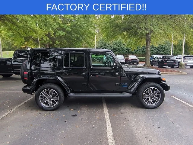 Used 2022 Black Jeep Unlimited Sahara 4xe image 6