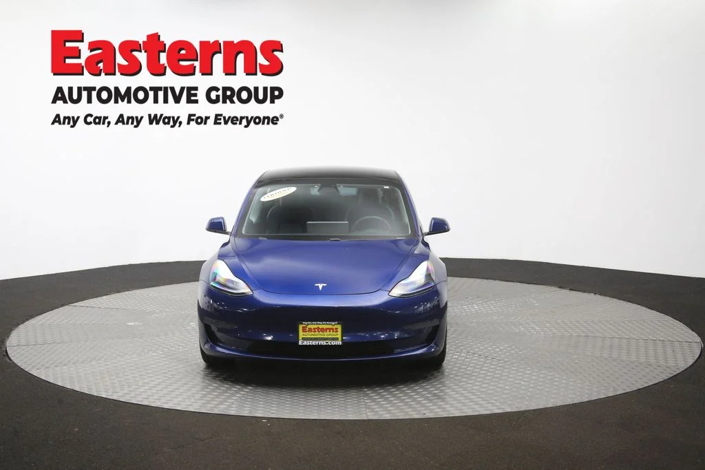 Used 2021 Blue Tesla Standard Range Plus image 47
