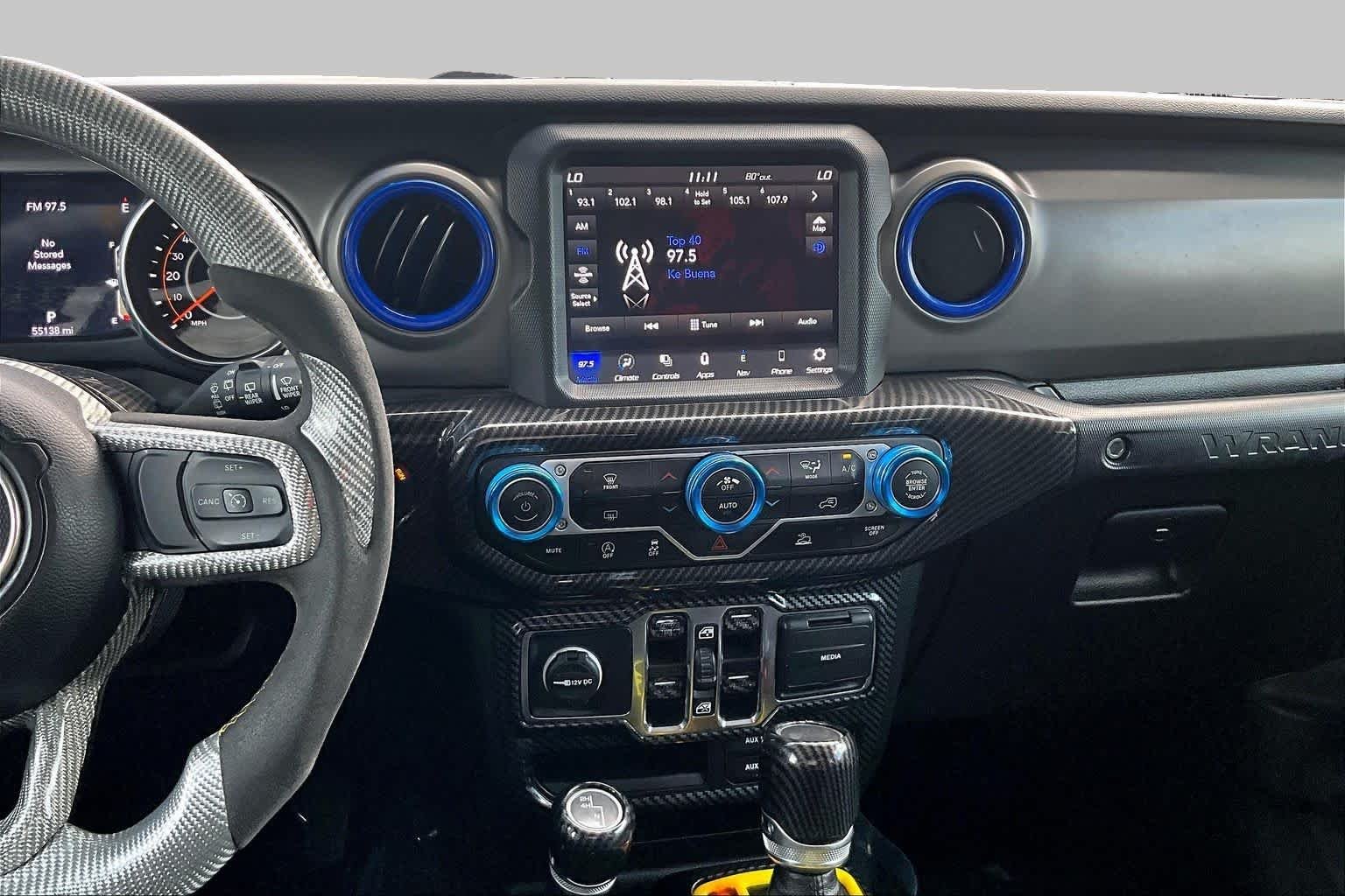Used 2022 Hydro Blue Pearlcoat Jeep Unlimited High Tide image 6
