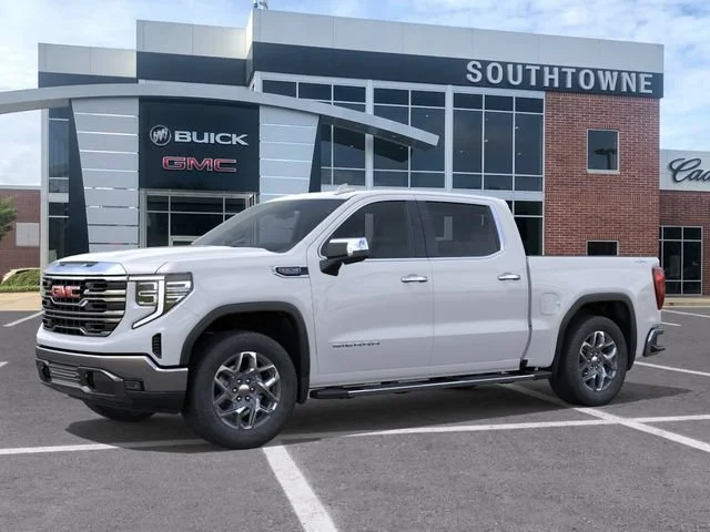 New 2026 Glacier White Tricoat GMC SLT image 2