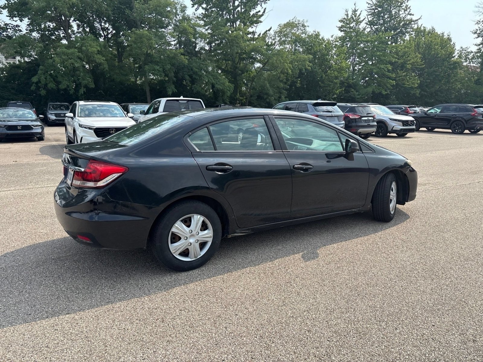 Used 2013 Crystal Black Pearl Honda LX image 25
