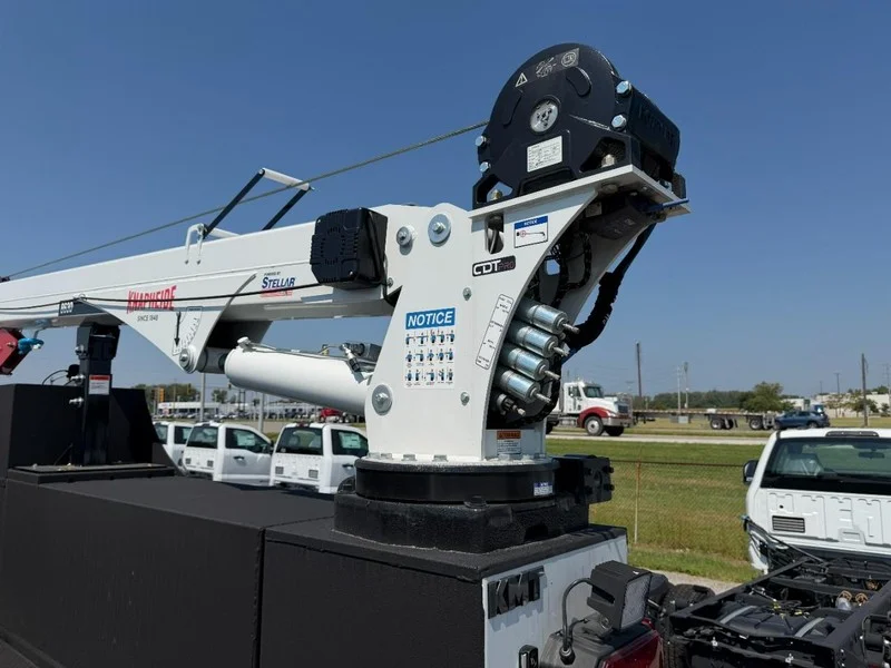 New 2026 Oxford White Ford Crane Body image 6