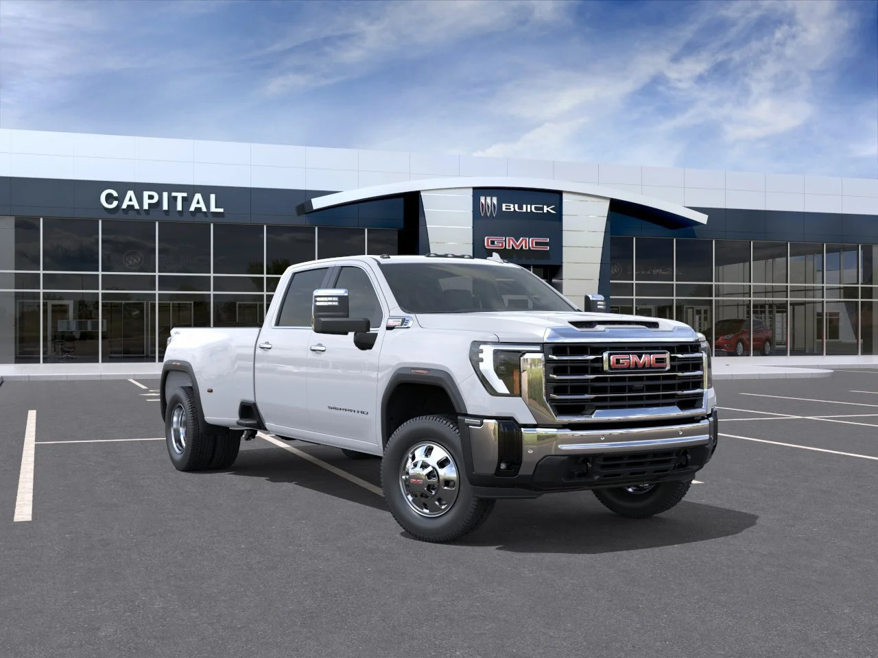 New 2026 Summit White GMC SLT image 2