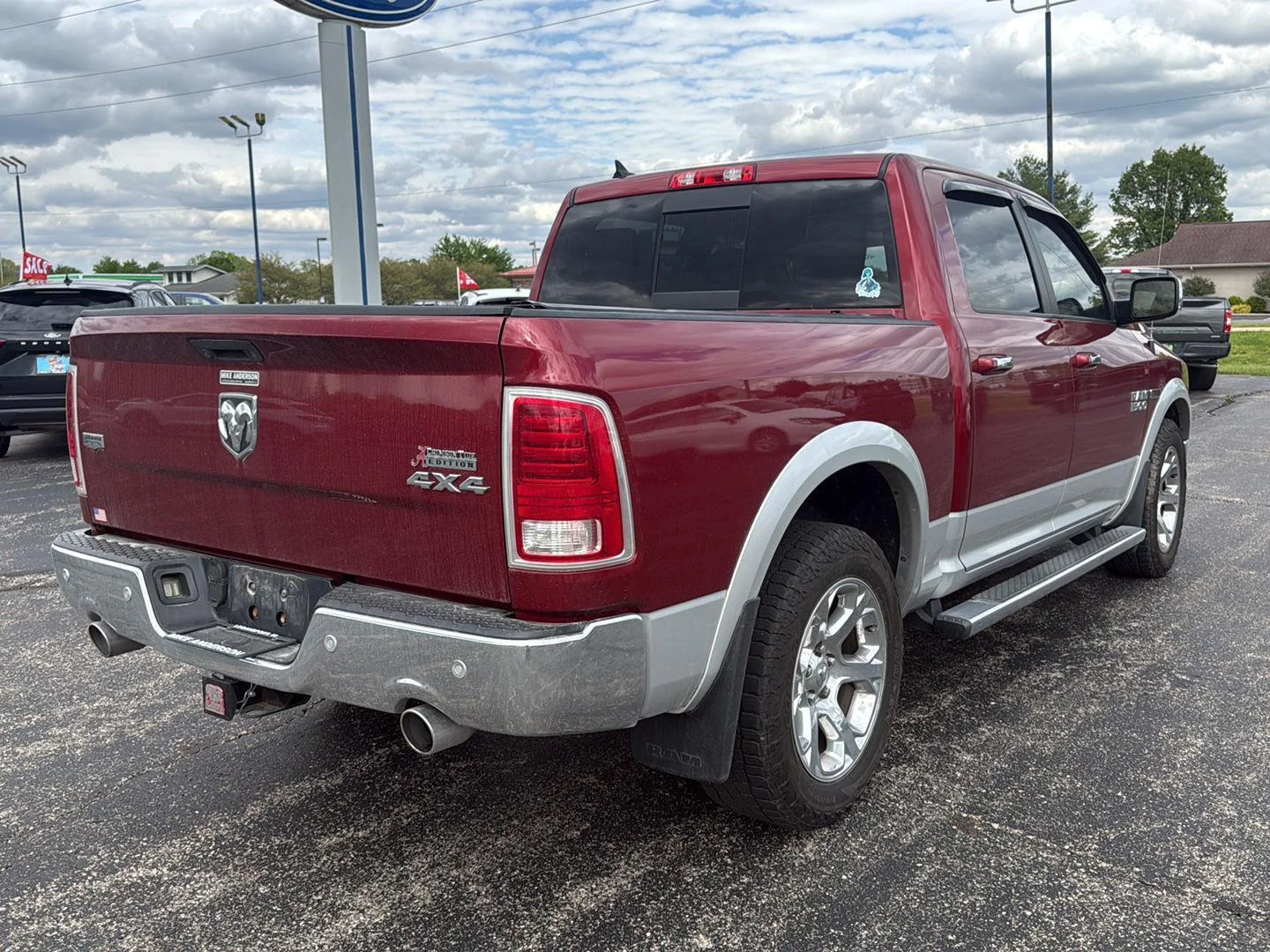 Used 2015 Deep Cherry Red Crystal Pearlcoat Ram Laramie image 8
