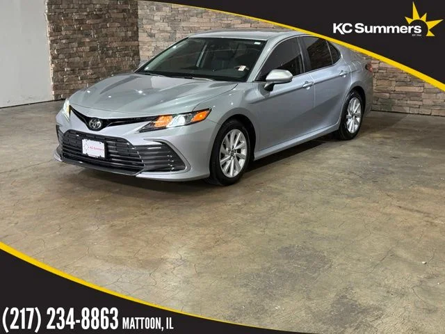 Used 2023 Celestial Silver Metallic Toyota LE image 1