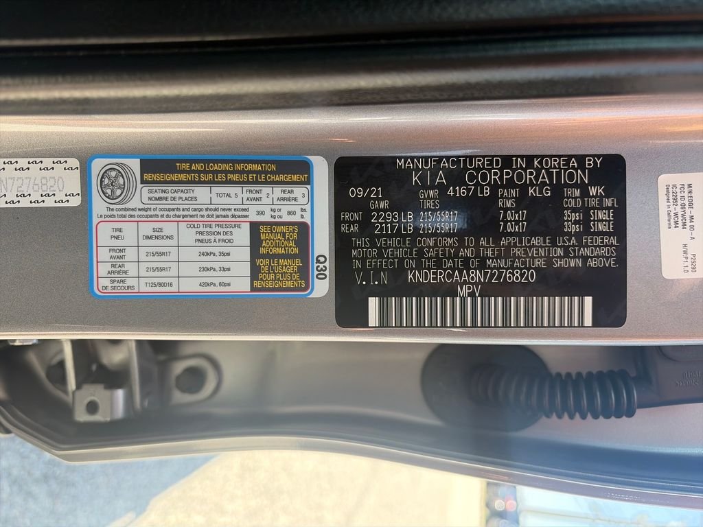 Used 2022 Steel Gray Kia EX image 39