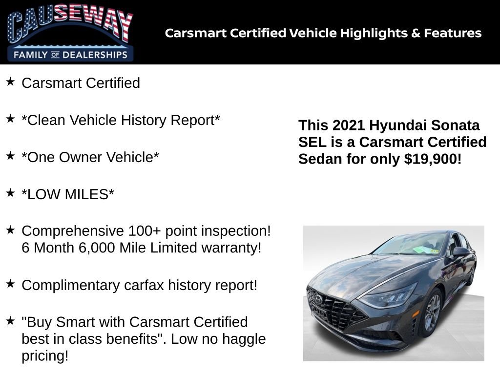 Used 2021 Portofino Gray Hyundai SEL image 2