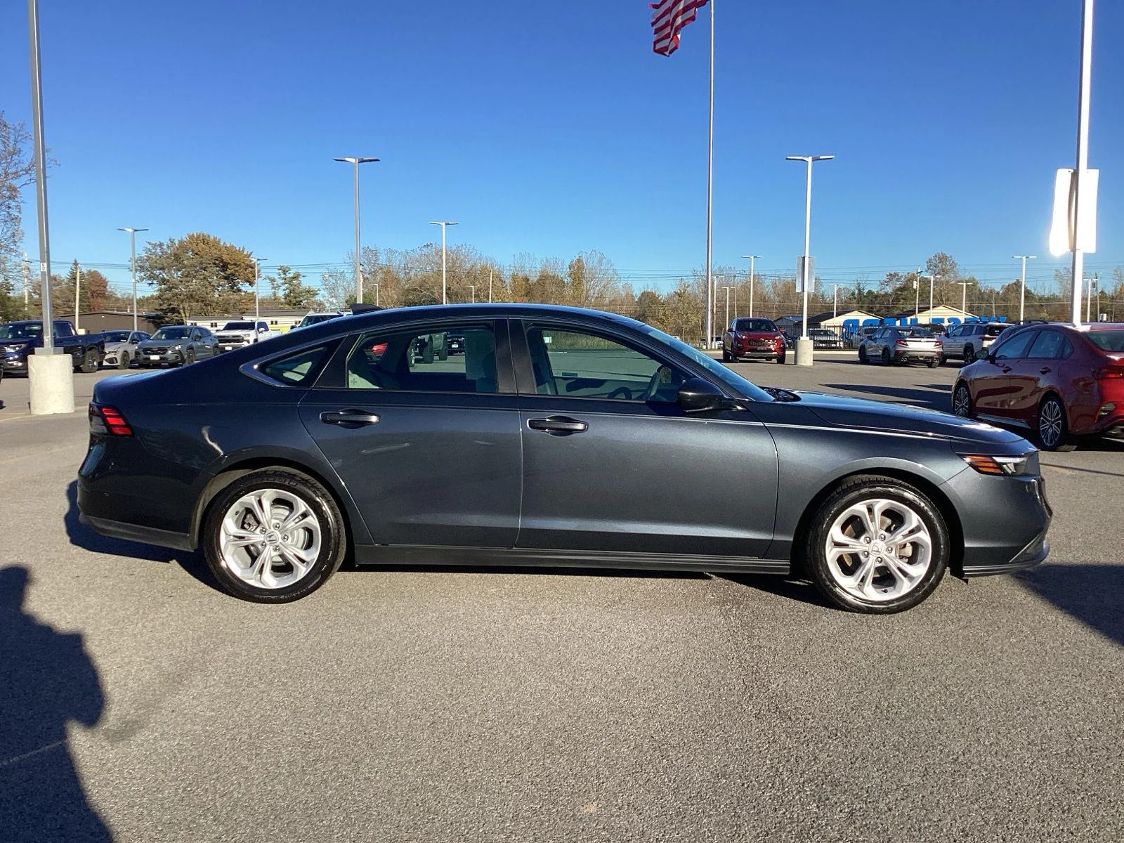 Used 2024 Meteorite Gray Metallic Honda LX image 9